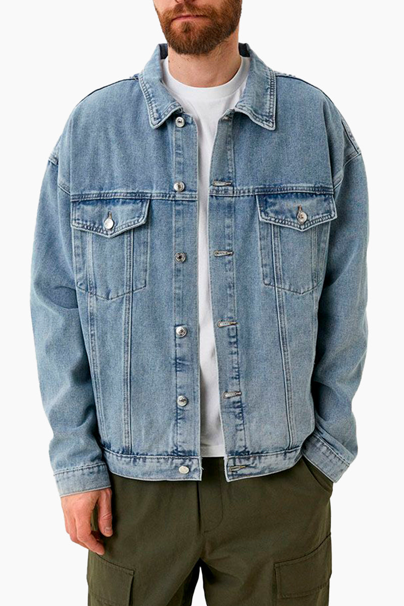 Maden Retro Blue Denim Jackets For Men Casual Crowboy Streetwear Coat  Bomber Jacket Harajuku Vintage Outerwear Men's Clothing